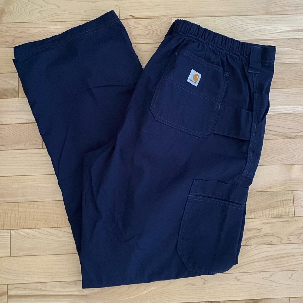 Men’s Carhartt Navy Scrub Pants SIZE XL TALL VGUC